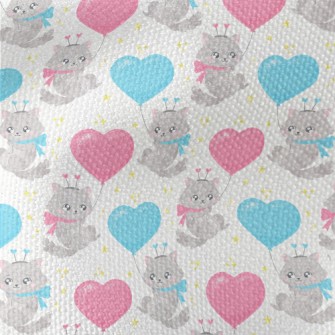 Love Balloon Cat Waterproof Canvas