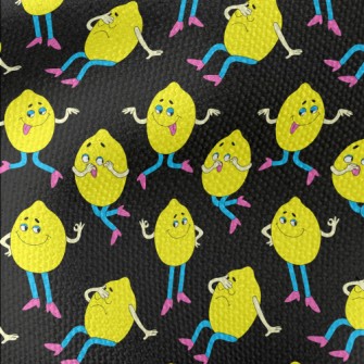 High Heels Lemon Waterproof Canvas