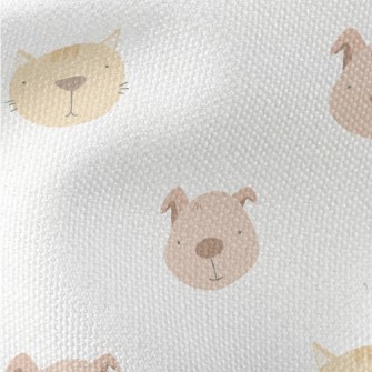 Silly Dog And Cat Waterproof Canvas