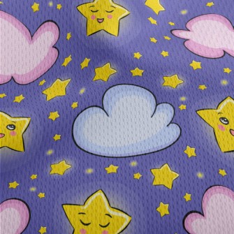 Children&#39;s Starry Sky Graf Athletic Mesh Flat Back