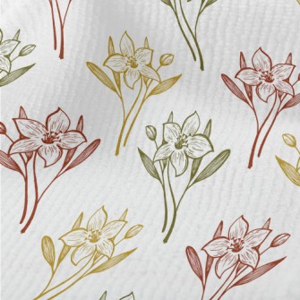 Colored Lilies And Daffodils Terry