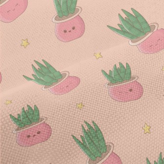 Cute Aloe Vera Pot Performance Linen