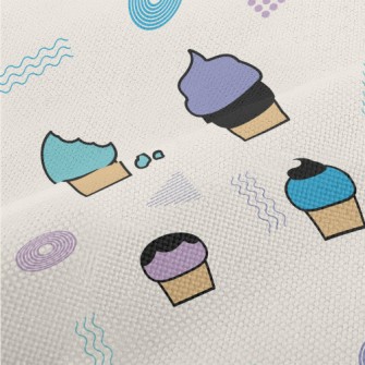 Cartoon Cup Cake Performance Linen
