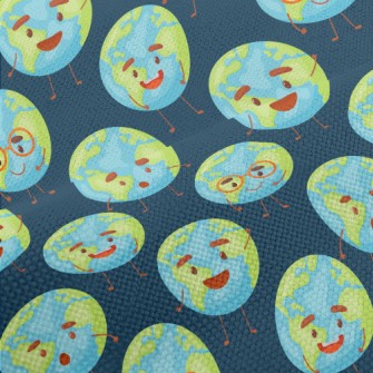Cute Happy Earth Performance Linen