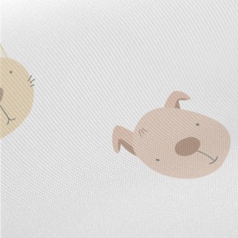 Silly Dog And Cat Twill