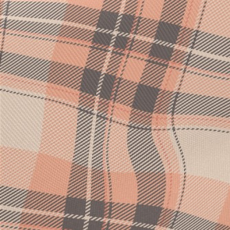 Orange Diamond Pattern Twill