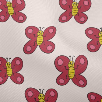 Red Butterfly Graffiti Dobby