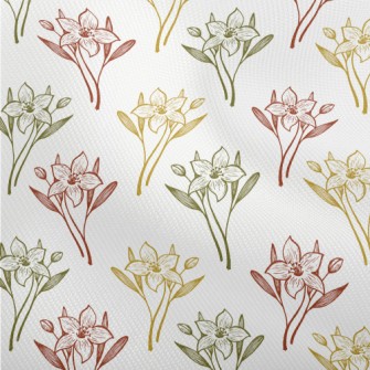 Colored Lilies And Daffodils Dobby