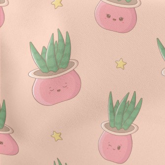 Cute Aloe Vera Pot Stretch Ponte
