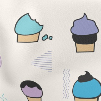 Cartoon Cup Cake Stretch Ponte