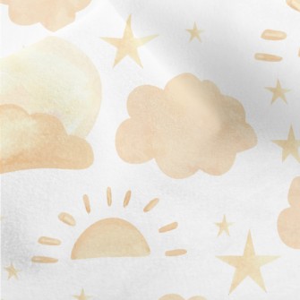 Watercolor Beautiful Starry Sk Micro Fleece