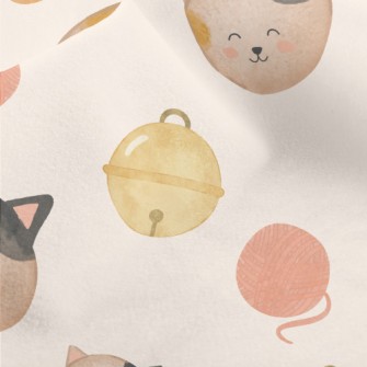 Watercolor Calico Cat Micro Fleece