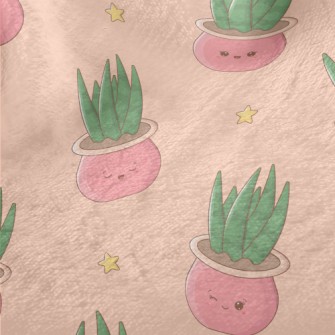 Cute Aloe Vera Pot Minky