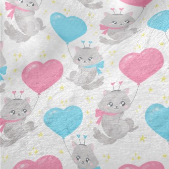 Love Balloon Cat Minky