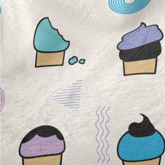 Cartoon Cup Cake Minky