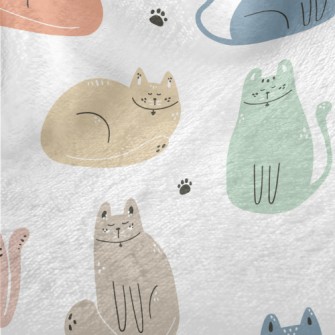 Colorful Tranquil Cat Minky