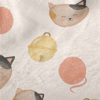 Watercolor Calico Cat Minky