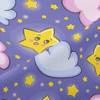Children&#39;s Starry Sky Graf Piqué