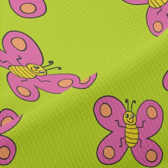 Funny Butterfly Graffiti Piqué