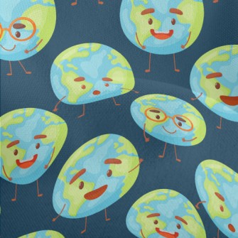 Cute Happy Earth Lightweight Performance Linen