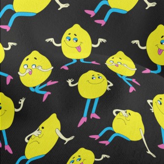 High Heels Lemon Lightweight Performance Linen