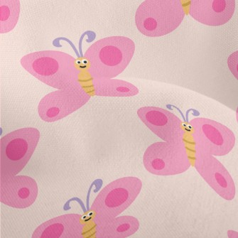 Cute Butterfly Pictures Lightweight Performance Linen