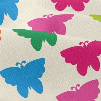 Colorful Butterfly Silhouettes Modern Jersey