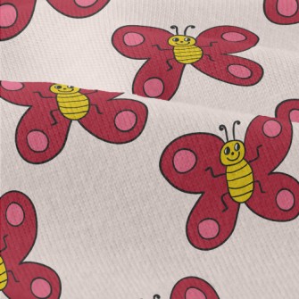 Red Butterfly Graffiti Modern Jersey