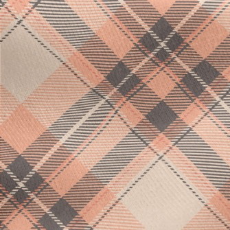 Orange Diamond Pattern Jersey Backed Fleece