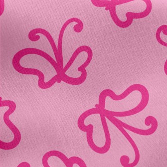 Children&#39;s Butterfly Graff Jersey Backed Fleece