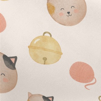 Watercolor Calico Cat Pongee