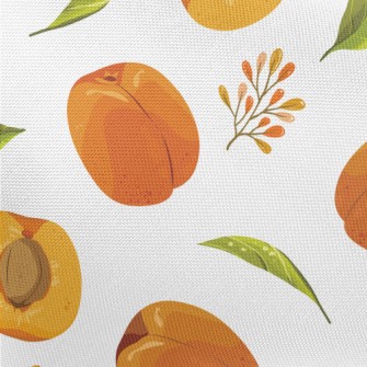 Hand Drawn Peaches Pongee