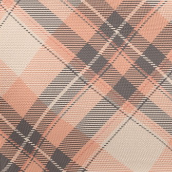 Orange Diamond Pattern Pongee