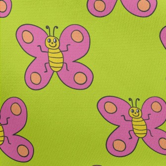 Funny Butterfly Graffiti Pongee