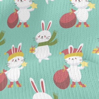 Merry Christmas Bunny Stretch Jersey