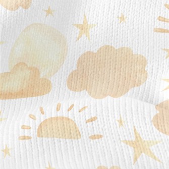 Watercolor Beautiful Starry Sk Stretch Jersey