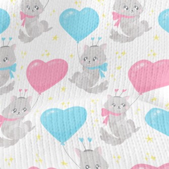 Love Balloon Cat Stretch Jersey