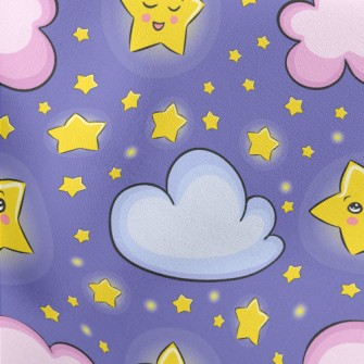 Children&#39;s Starry Sky Graf Lightweight Cotton Poplin