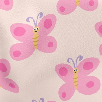 Cute Butterfly Pictures Lightweight Cotton Poplin