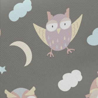 Nocturnal Owl Midweight Cotton Poplin