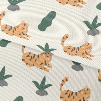 Tropical Leaves And Resting Ti Waterproof Oxford