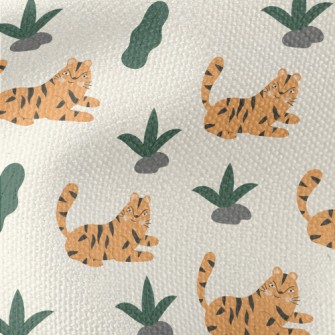 Tropical Leaves And Resting Ti Waterproof Canvas