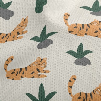 Tropical Leaves And Resting Ti Athletic Mesh Flat Back