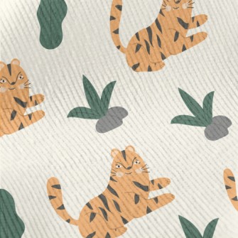 Tropical Leaves And Resting Ti Standard Corduroy