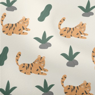 Tropical Leaves And Resting Ti Dobby