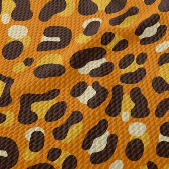 Fancy And Exquisite Leopard Pr Birdseye Piqué