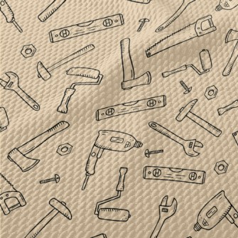 Graffiti Construction Tools Birdseye Piqué