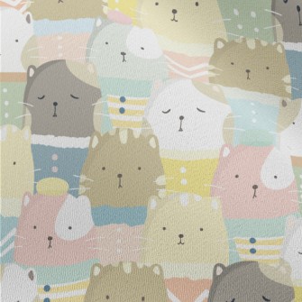 Colorful And Comfortable Cat W Chiffon