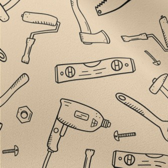 Graffiti Construction Tools Chiffon