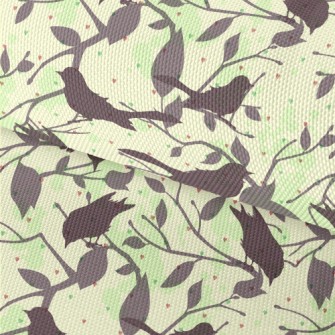 Detailed Silhouette Of A Bird Waterproof Oxford